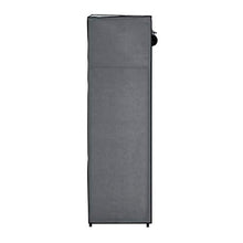 Axentia Armadio Pieghevole, Acciaio Legato, Nero/Grigio, ca. 60 x 148 x 45 cm