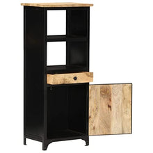vidaXL Credenza Alta 45x32x110 cm in Legno Massello di Mango