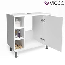 Vicco Mobile sottolavabo Fynn Armadietto per lavandino Bianco