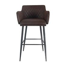 Damiware Rose - Sgabello da bar con rivestimento in velluto, 75 cm