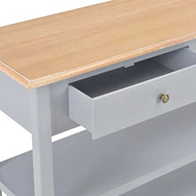vidaXL Credenza Elegante Pratica Moderna Robusta Solida Resistente Durevole Armadio Madia Decorativa Mobile Arredamento Grigia 110x35x80 cm in MDF