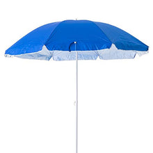 Lola Home - Ombrellone da spiaggia, pieghevole, in Nylon, 220 cm, colore blu, Garden