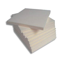 mySchaumstoff, pezzo di gommapiuma, PU RG 35/40, colore: bianco