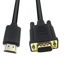 ASFD Compatibile con Hdmi con Cavo Vga Audio e Video 1,8 m Drive Gratuito Sistema Completo Nero