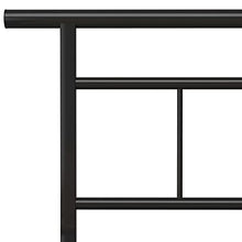 vidaXL Giroletto Nero in Metallo 200x200 cm