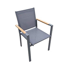 Poltrona Impilabile Giannutri in Alluminio - Grigio