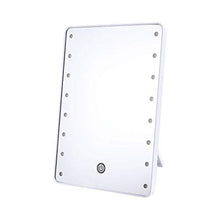 Specchio Vanity con 8/16 LED Specchio Vanity con Touch Dimmer Interruttore Desktop Bagno Viaggio 16LED Batteria Staffa Nero