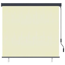 Tenda a rullo esterna 160 x 250 cm, color crema