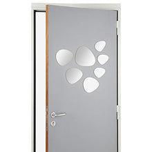 Set di 7 specchietti ciottoli adesivi