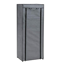 Axentia Armadio Pieghevole, Acciaio Legato, Nero/Grigio, ca. 60 x 148 x 45 cm