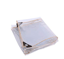 YBDXMM Telone Impermeabile Trasparente, Telone Impermeabile per Esterni Trasparente Resistente, Copertura Impermeabile E Telo per Gazebo da Giardino,3X4m/10X13ft