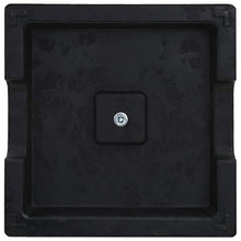 Festnight Base Ombrellone da Giardino, Base per Parasole Quadrata in Poliresina 8 kg Nera