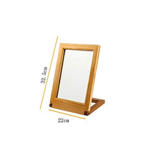 GAOLE Specchio da tavolino per Trucco Specchio, Specchio da tavolino per Legno Semplice HD Specchio da Viaggio Bellezza