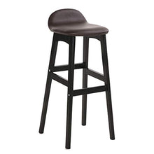 LIYONG Bar Stool, Cotone Confortevole e Solida Struttura in Legno, Unico Schienale Design, Cucina Sgabello Bar, Bar Chair Reception Sgabello Alto (Color : A, Size : 66cm)