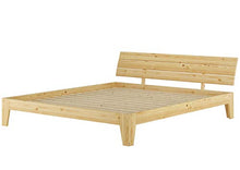 Erst-Holz Solido Largo Matrimoniale in Pino massello 180x200 con doghe rigide 60.62-18