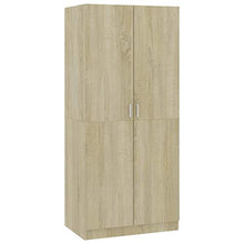Tidyard Armadio Rovere Sonoma 80x52x180 cm in Truciolato