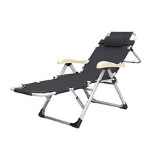 SHANCL Sedia da Spiaggia for Esterni Pieghevole Grigia da 14 Cm con Sedia da Giardino