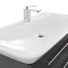 emotion Lavabo con mobiletto, Legno, Antracite Lucido, 100x45x41,6 cm, 2 unità