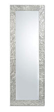 MO.WA Specchio Parete Moderno 50x145, Specchiera Argento, Specchio lungo Muro Parete - Made in Italy.