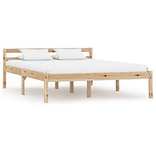 FAMIROSA Giroletto con 2 Cassetti in Legno Massello di Pino 120x200 cm-0329