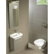 Kit Mobile & lavabo RIHO LUCCA SET 5 in legno lamellato, 40 x 22 H, 57,5 cm