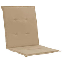 vidaXL Cuscini per Sedie da Giardino 4 pz Beige 100x50x3 cm