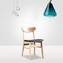 JGHGO Dining Chair Balcone Sedia di Legno Solido Schienale Chair Casa Sedia di Svago di Studio