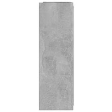 vidaXL Armadietto a Specchio Grigio Cemento 62,5x20,5x64 cm Truciolato