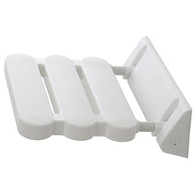 Feridras Comfort Sgabello Doccia a Ribalta, Bianco, 7x34x36 cm