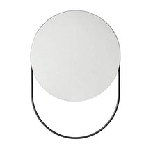 DXXWANG Specchio da appendere per trucco da bagno rotondo diametro nordico moda creativa in metallo con kit completo