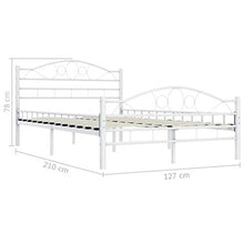 SKM Giroletto Bianco in Metallo 120x200 cm (19.1kg)