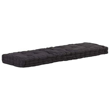 vidaXL Cuscino per Pallet e Pavimento in Cotone 120x80x10 cm bordò