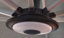 Milani Home s.r.l.s. Modulo Luci LED per Ombrellone Volta con Cassa Bluetooth