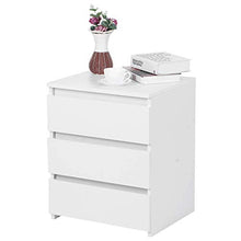 XJL Tavolino da Letto del Lato Comodino da Comodino Comodino Comodino con 3 Cassetti di Storage Camere da Letto Mobili da Camera da Letto Mobili Comodini