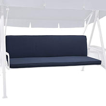 Beautissu Cuscini per dondoli e altalene da Giardino & Balcone Loft HS - Set da 2 unità 180x50 cm - Blu Scuro