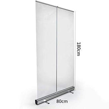 Guardia da terra starnutita in piedi - Tarpa completa con Base larga deluxe Roll-Screen Up Banner Stand Banner Barriera dell'isolamento - Scudo protettivo per caffè, negozi al dettaglio, cassiere, rec