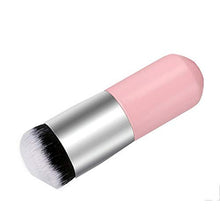 Fablcrew Pennello Professionale per Make up Ideale per Fondotinta Fard e Cipria Forma Grande e Rotonda Pennelli per Viso Size 10.5 * 3 * 3 cm (Rosa+Argento)