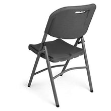 Vanage VG-8644 Set Sedie Pieghevoli, Grigio, 50x48x87 cm