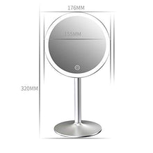 Mirror Specchio a LED, Specchio Piano, Specchio per Il Trucco, Specchio per Il Desktop, Specchio a sfioramento Regolabile, Specchio per medicazione