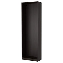 PAX telaio armadio 75x35x236 nero-marrone