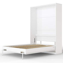 SMARTBett Letto a Scomparsa Basic Letto Ribaltabile Letto a Muro (140x200 Verticale, Bianco)