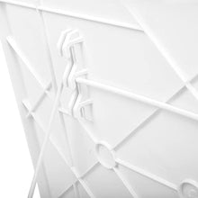 PrimeMatik - Tavolo Rettangolare in Polipropilene per Balcone 52x40cm Bianco