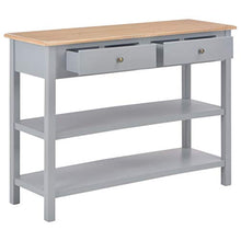 FAMIROSA Credenza Grigia 110x35x80 cm in MDF