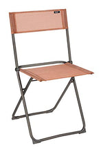 Lafuma Sedia pieghevole compatta, Terrazza, balcone e giardino, Balcony, Batyline, Colore: Terracotta, LFM2600-8899