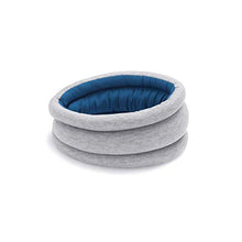 OSTRICHPILLOW Light - Cuscino da viaggio | Cuscino per aereo, cuscino da viaggio per auto, ufficio, pisolino | Accessori da viaggio per uomo e donna (Blue Reef)
