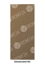 Irony24 - Paravento in ruggine, 150 x 65 cm, con ancoraggio a terra