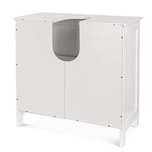 Flyelf Armadietto sotto Lavabo,Mobiletto sotto Lavello con 2 Ante 2 Scompartimenti Ripiani 60 * 30 * 60 cm