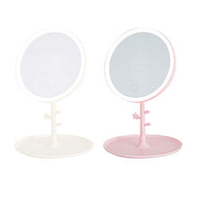 chora Specchio per Trucco a LED con ingrandimento Specchio per Trucco da Tavolo cosmetico HD Rimovibile con Rotazione di 90 Portatile Ricaricabile per Regalo di Compleanno per Ragazza heathly