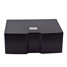 HYY-YY arco a forma di U di puro nero opaco retro design visualizzazione Cedro Cigar Box igrometro