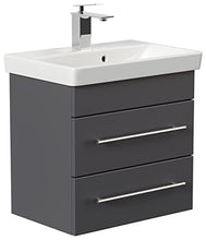 Mobile bagno con lavabo Villeroy & Boch Avento 55cm antracite satinato